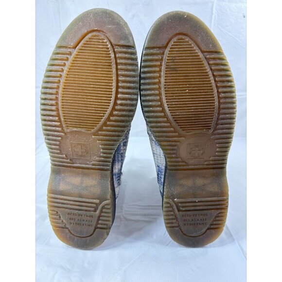 Dr.Marten's Flora Asciano Leather Snakeskin Embossed Chelsea Boot Women's Size 7 - Picture 6 of 14